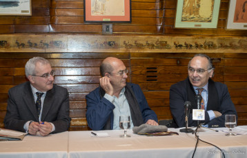 Feliciano Llanas, Juan Madrid y José Luis Gracia Mosteo